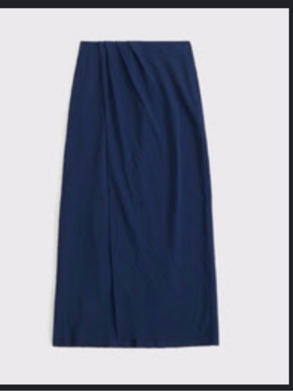Abercrombie Mid Rise Sarong Maxi Skirt -Navy